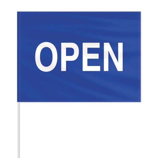 Open Message Field Flag - Blue
